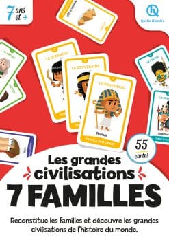 Récré en'boîte L'histoire Jeu des 7 familles dès 7 ans - COLLECTIF -  Librairies Charlemagne