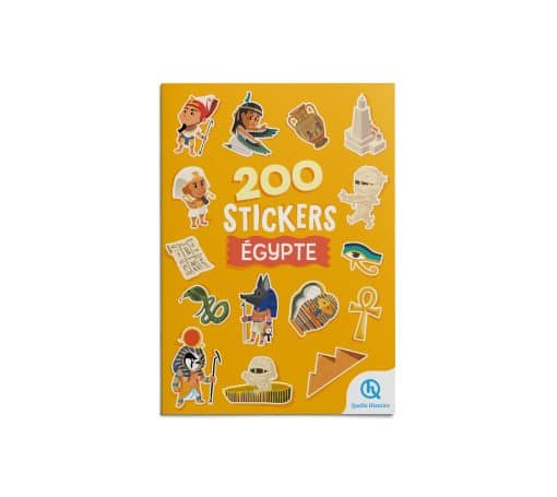Cahier 200 stickers - Égypte - Quelle Histoire