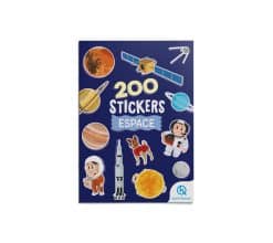 Cahier 200 stickers - Espace - Quelle Histoire